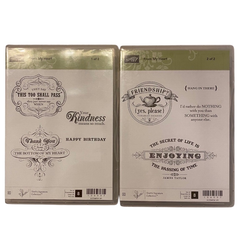 Stampin’ Up! “From my Heart” Stamps Set